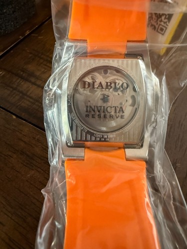 Invicta - DIABLO - Dual Time Automatic - Reserve Herrenuhr Silber Juwelen Zifferblatt - Bild 2 von 4