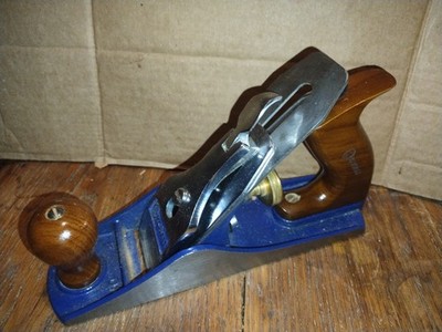 Kobalt 9-3/4'' No. 4 Woodworking Wood Smoothing Hand Bench Plane 25 Degree Angle