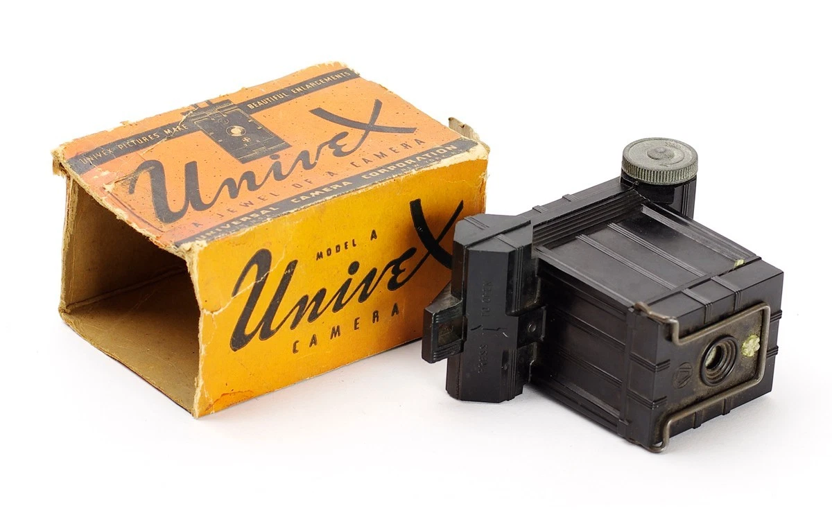 The Univex A Model Tiny Bakelite Film Camera Stock Photo - Alamy