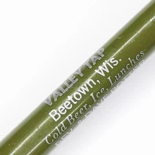 c1960s Beetown, Wisconsin Valley Tap Advertising Pen Beer Bar Pub Tavern WI G9