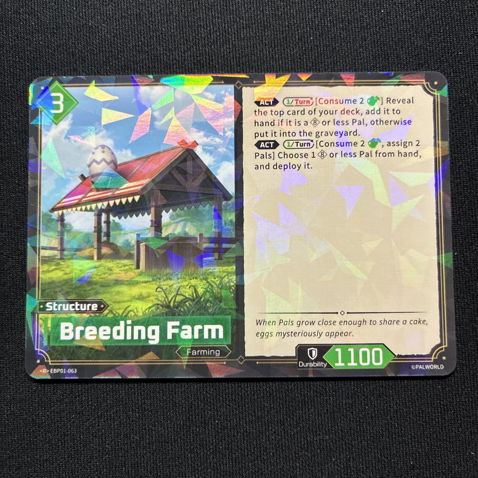 Palworld TCG 1st Edition Breeding Farm Super Rare