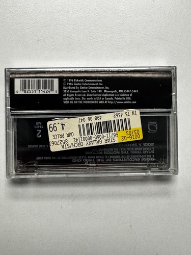 Star Wars and Other Sci-Fi Themes New Sealed Cassette Trek 2001 Close Encounters - Picture 3 of 3