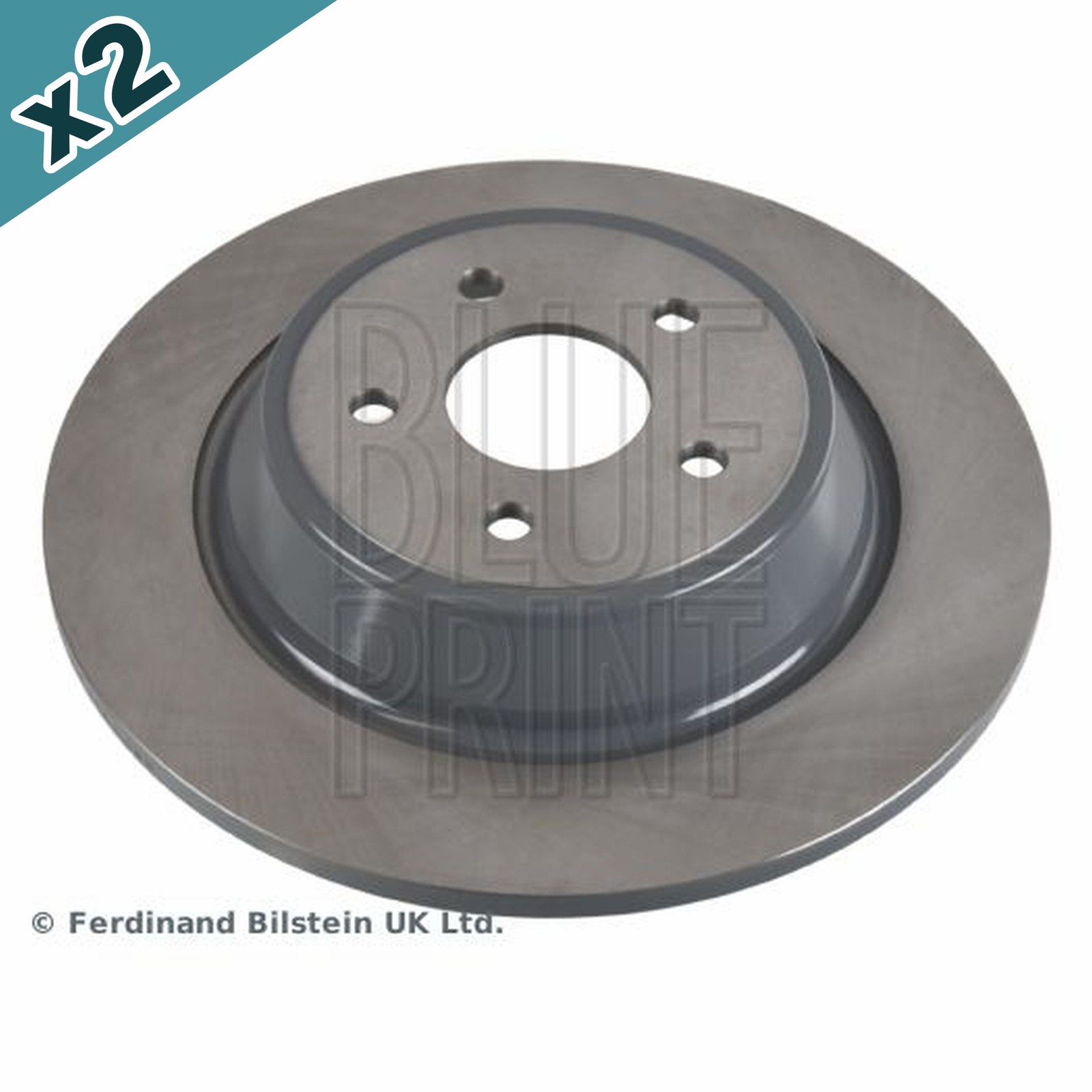2x Brake Discs Pair Solid fits FORD KUGA Mk2 1.6 Rear 12 to 15 316mm Set 2008440 - Image 18