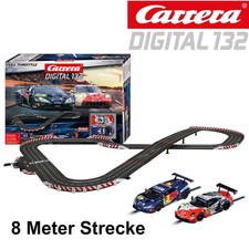 Starter Set Carrera Digital 132 Full Throttle 2 Fahrzeuge Porsche 8m Wireless