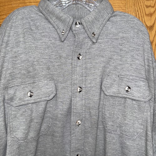 LAKELAND FR Protective Clothing Men's Gray Shirt Sz XL Cert 2112 Cat 2 Button Up - Picture 2 of 9