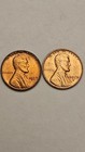 wheat penny 1957,1957D SET GEM RED BU 1957-D LINCOLN CENT LOT #B UNC RED LUSTER — photo 2
