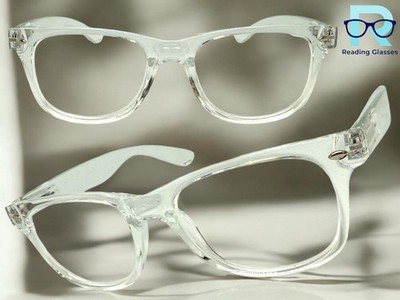 Classy Elegant Vintage Retro Style READING EYE GLASSES READERS Clear Frame +1.75