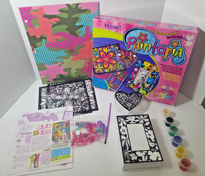 Rare Vintage 2001 LISA FRANK PAINTOPIA Art Set