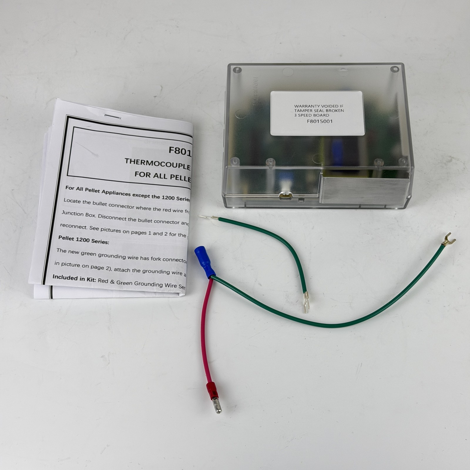 For Quadra-Fire Pellet 3 Speed Control Box Circuit Board SRV