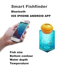 .Underwater Smart Fish Finder With Wireless Sonar Sensor Sounder Fishfinder