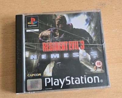 Resident Evil 3 Nemesis UK Uncut Ps1 Playstation 1 CIB Hülle Beschädigt 