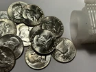 1963 D BU FRANKLIN PARTIAL ROLL / 19 COINS