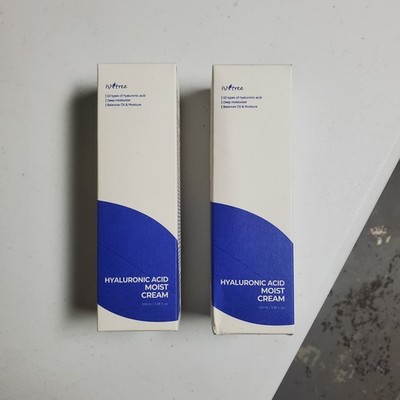 ISNTREE - Lot of 2x Hyaluronic Acid Moist Cream [100ml] NEW KBeauty