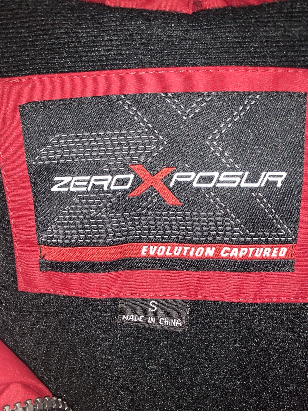 Zero X Posur Evolution Captured Sz Small Red/gray… - image 3