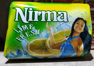 12 x Nirma Lime Fresh Premium Beauty Soap Bars 100g Each Bath Soap Free Shipping