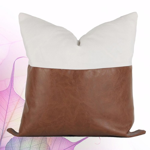 Patchwork Throw Pillowcase Double Sided Cushion Cover Travel Square Covers - Picture 4 of 11
