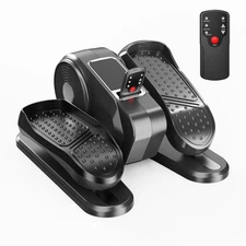 Under Desk Elliptical Exercise Machine, Electric Ellipse Leg Exerciser as See...