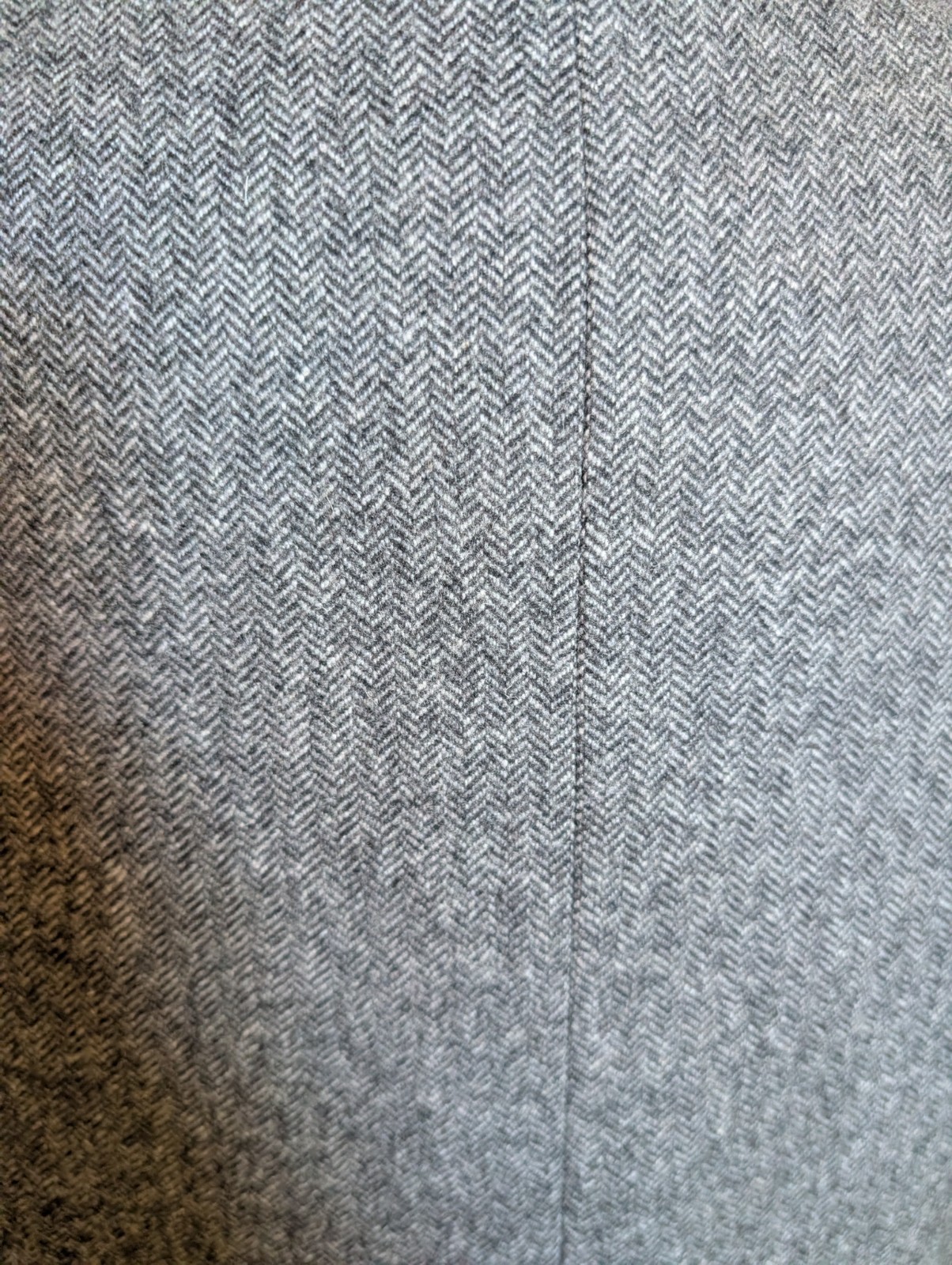 Everlane The Oversized Button Gray Herringbone Wo… - image 9