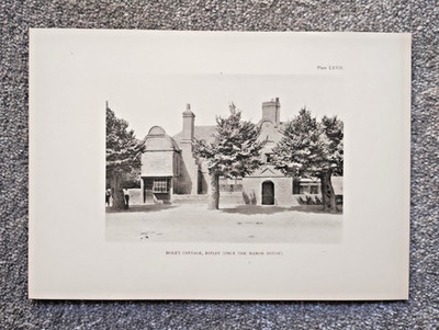 Hole's Cottage, Ripley, Surrey - antiker Druck - 1908 (Sel Ref V2)