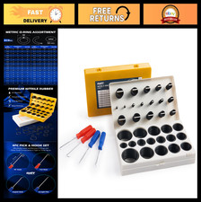 826-Piece O Ring Assortment Kit - 32 Sizes, SAE Metric, Nitrile Rubber for Plu