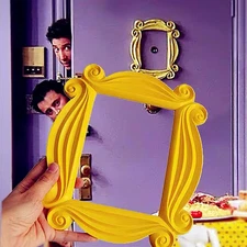 Friends TV Show Monica’s Yellow Peephole Door Frame – Wall Décor