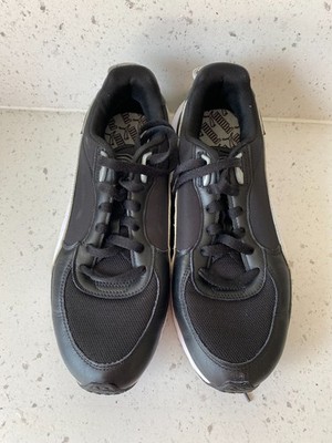 Puma Wild Rider Route 381597-05 Sneaker schwarz Schnürschuhe Größe UK 9