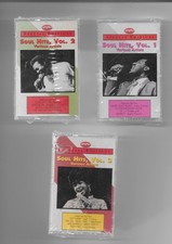 Soul Hits 60s and 70s various artists Vol 1, 2, 3 Special Edition cassettes New