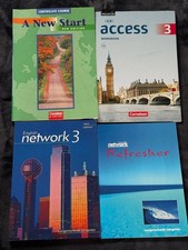 Englisch Lernbücher Set – A New Start, Access 3 Workbook, English Network 3 + Re