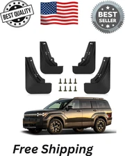 PSLER Fit for Santa Fe 2024 2025 Mud Flaps Set of 4PCS Mud Guard Kit Splash Guar