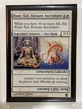 Rune-Tail, Kitsune Ascendant Saviors of Kamigawa  mtg magic the gathering