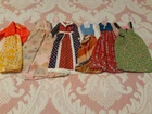 Barbie Vintage Lot Of 6 Maxi Dresses. Very Good Condition.