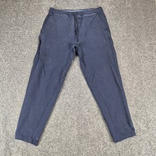 Mack Weldon Ace Sweatpants Mens Large Navy Blue Joggers Stretch