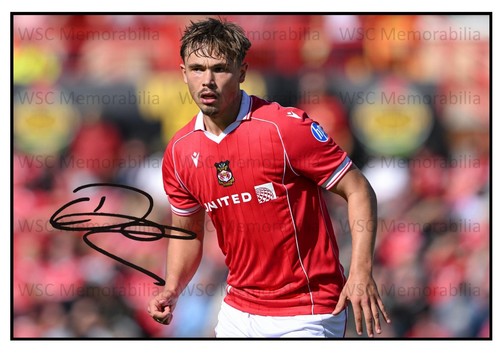 11648. Callum Doyle Signed Pictures (A4 Prints) Wrexham Man C Norwich Leicester
