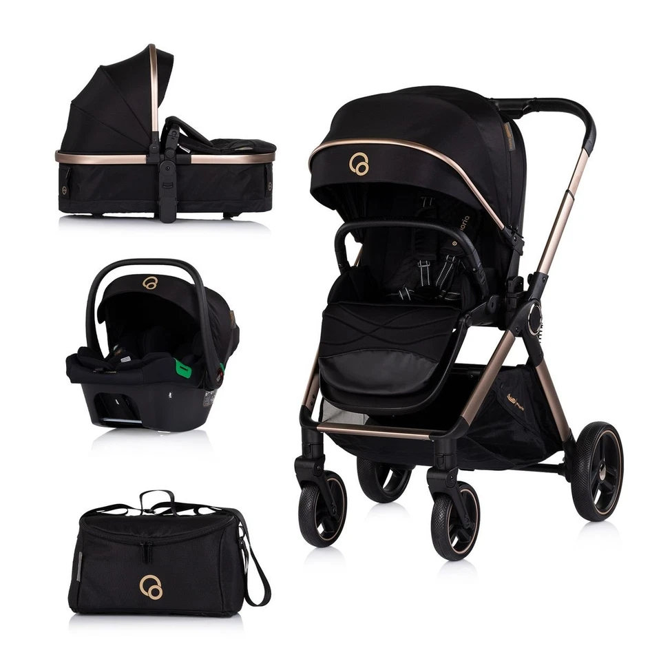 Chipolino Kombikinderwagen Euphoria 3in1 Sportsitz Babyschale umbaubar klappbar - Bild 1 von 1