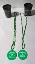 JACK DANIELS WHISKEY CUP & MARDI GRAS BEED NECKLACE SWAG LOT