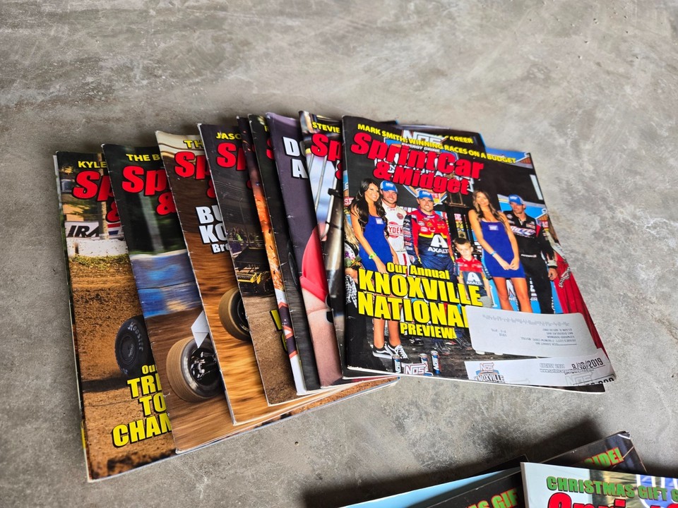 Lot of 40 Sprint Car & Midget Racing Magazine Sprintcar | eBay