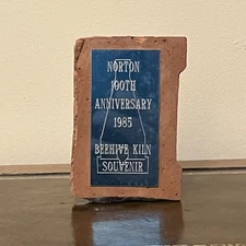 Norton Company 100th Anniversary 1985 Beehive Kiln Souvenir 