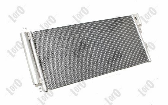 ABAKUS Air Conditioning Condenser 016-016-0021 For Fiat, Aluminum, With Dryer