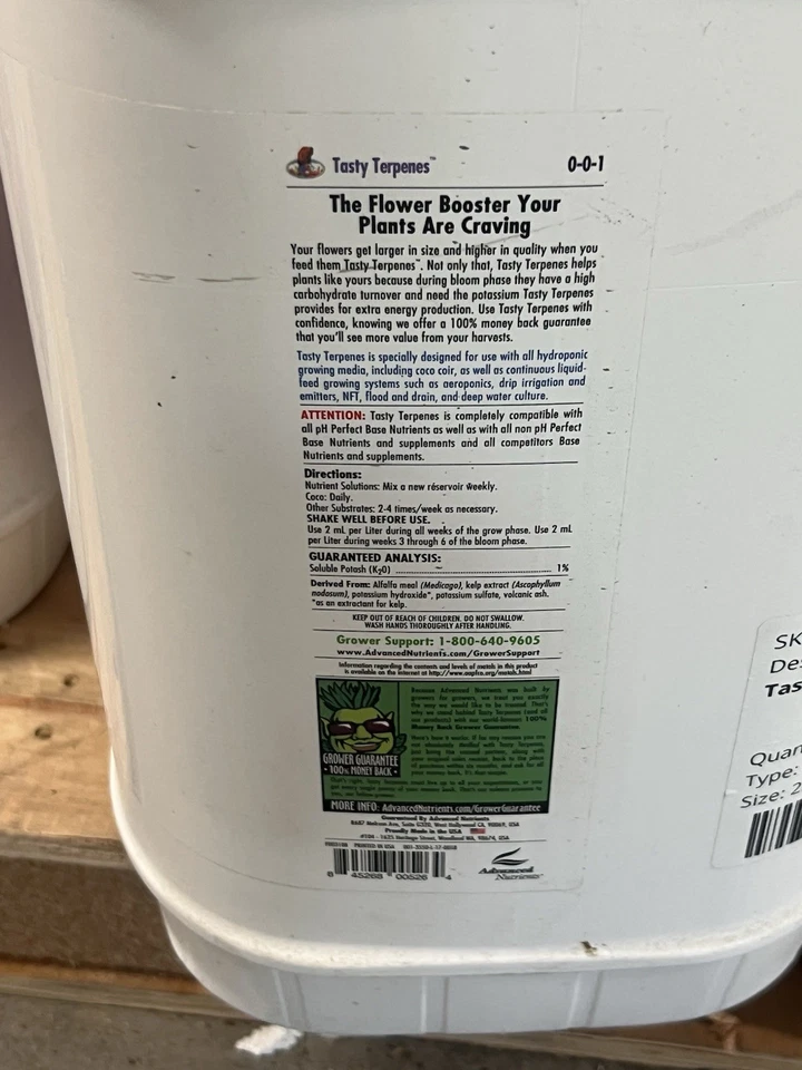 Tasty Terps Advanced Nutrients 23L/6G Foto 2 de 4