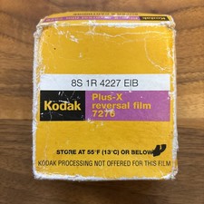 Kodak Super 8 Plus-X Reversal Film 7276 Cartridge 50ft Sealed Expired