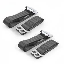 Amc Hornet 1970 - 1977 Airplane 2pt Charcoal Lap Bench Seat Belt Kit - 3 Belts
