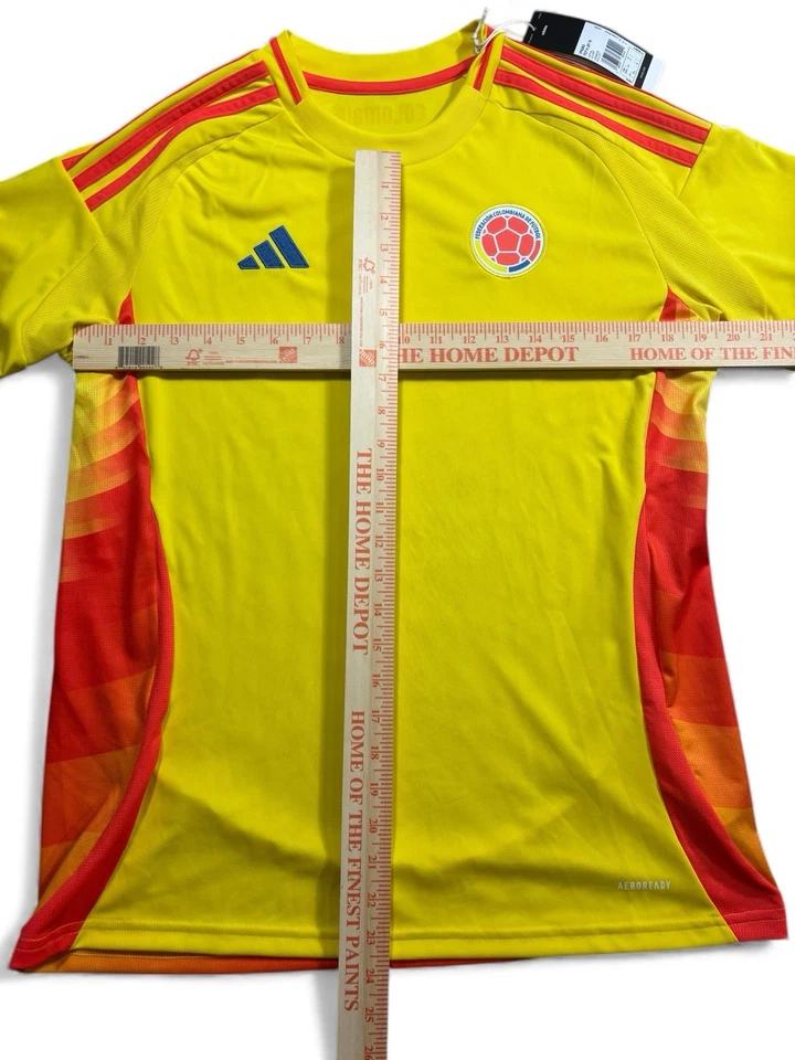Nueva con etiquetas Camiseta de Fútbol Adidas Federación Colombiana De Futbul Columbia Grande ¡NUEVA! Foto 3 de 4