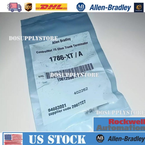 NEW Allen-Bradley 1786-XT/A ControlNet 75 Ohm Trunk Terminator US Free Tax