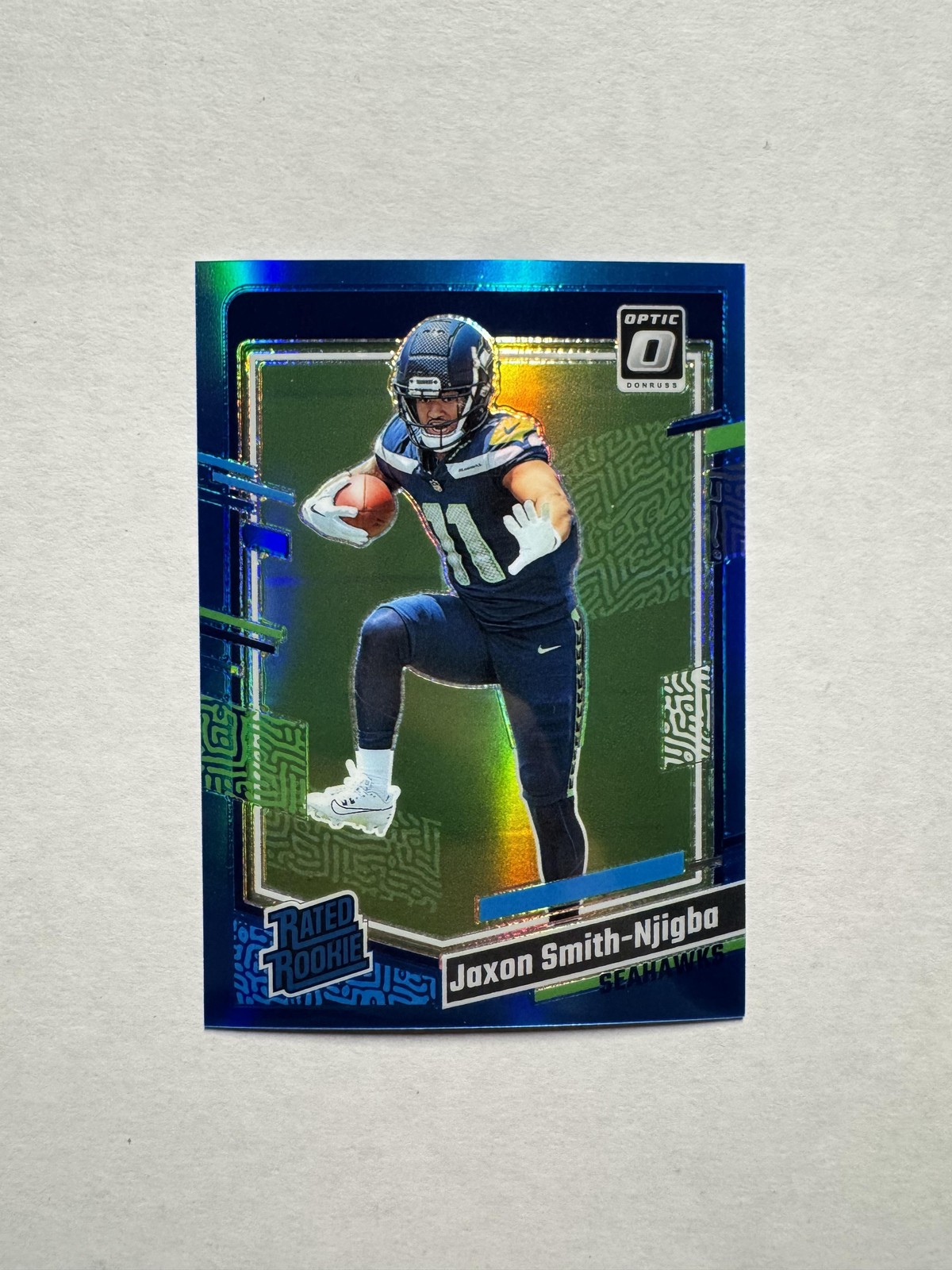 2023 Panini Donruss Optic #293 Jaxon Smith-Njigba Aqua Prizm Rookie Card RC /299