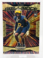 2025 Panini Prizm Draft Picks Will Johnson SUPERFRACTOR Brilliance RC Rookie 1/1
