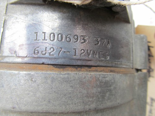 1967 CORVETTE CAMARO CHEVELLE ALTERNATOR 1100693 37 AMP DATED 6J27 327 - Picture 2 of 6