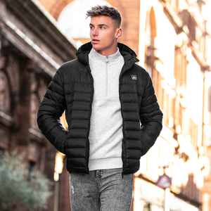 bee inspired puffer jacket