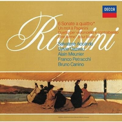 New Salvatore Accardo Rossini 6 Sonate a Quattro / Duetto Per Violoncel 2CD