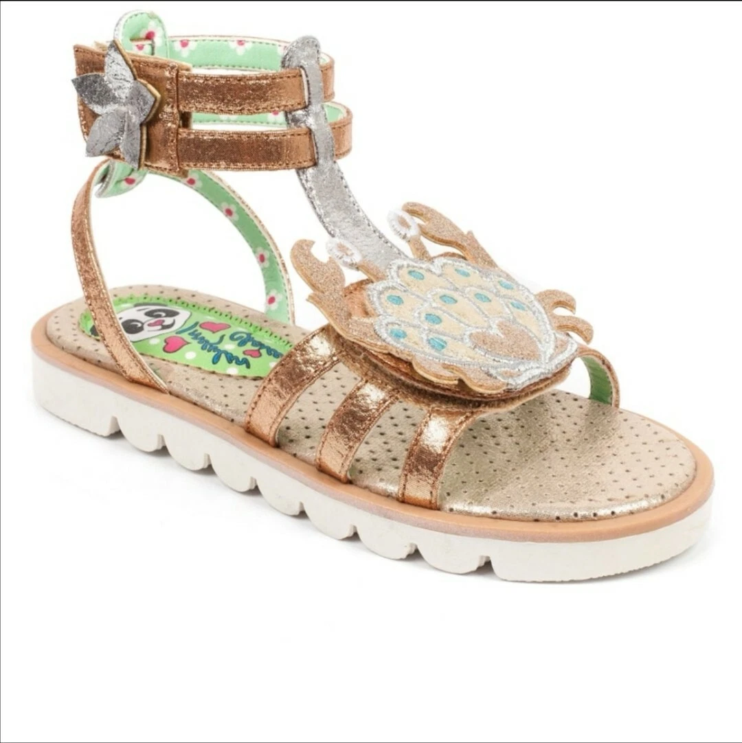 Cute sales gold sandals