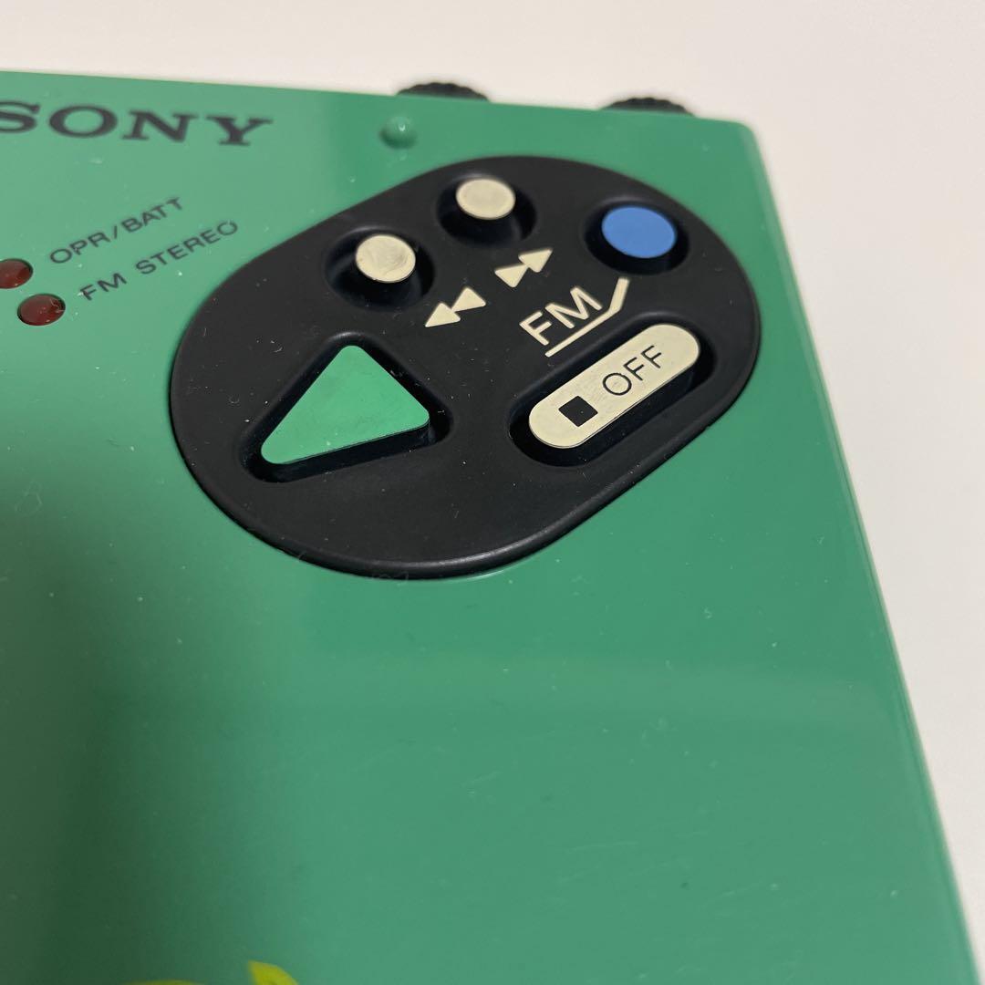 ポータブルプレーヤー B0250 SONY Walkman WM-F5 SONY WM-F5 Cassette Player Sports Walkman Red Serviced